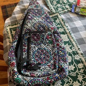 Vera Bradley Stained Glass Medallion Slingback purse